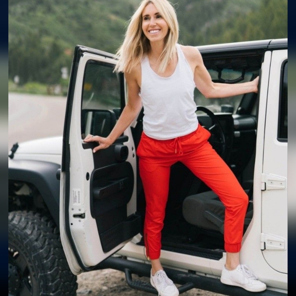 Zyia active red joggers